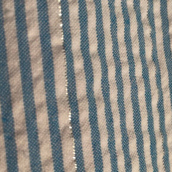 Fortuna Valentino Seersucker Capri Length Pajama‎ Pants Size M - Picture 6 of 7